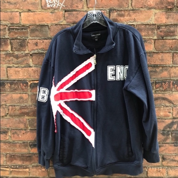 England Sweatshirt Jacket Large - Picture 2 of 6